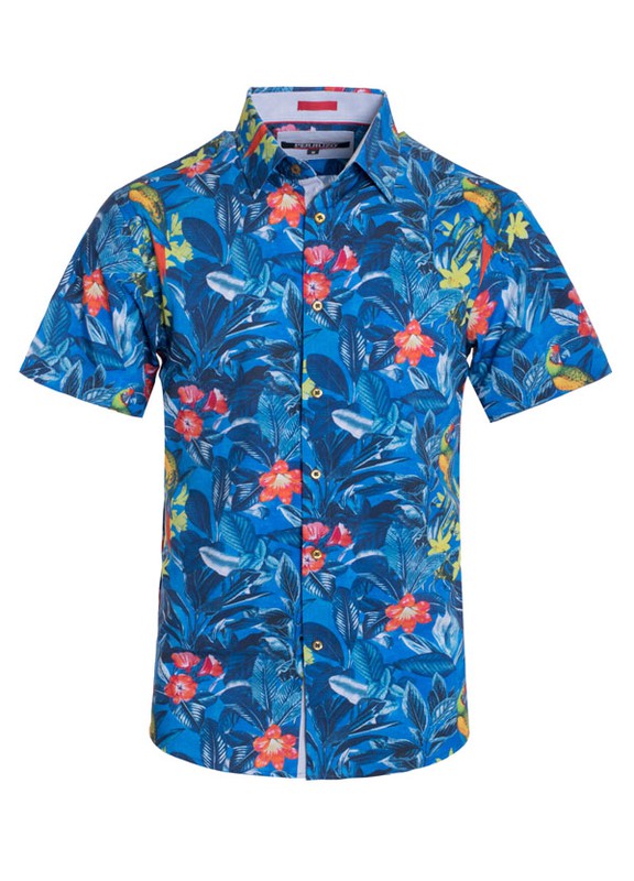 MEN PRINTED S/S SHIRTS