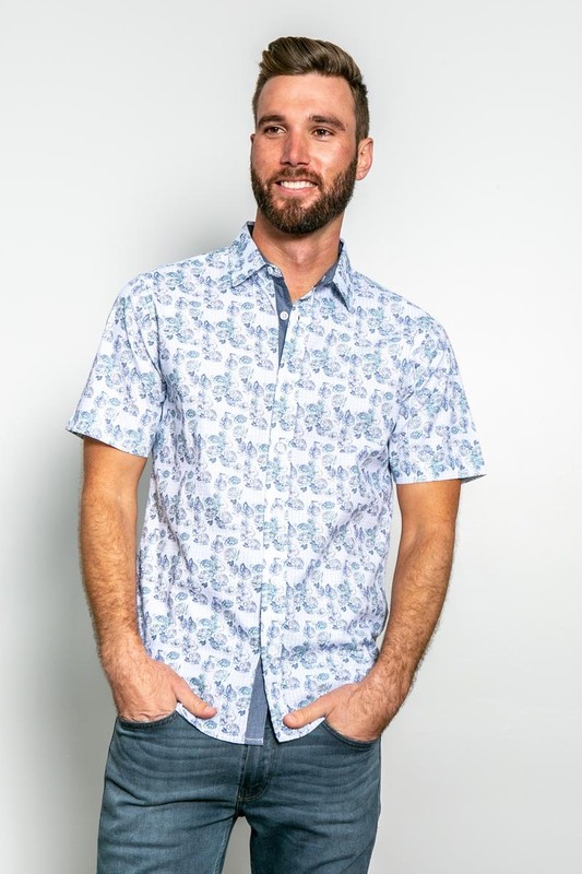 MEN SHORT SLEEVE BOTTON DOWN SHIRTS