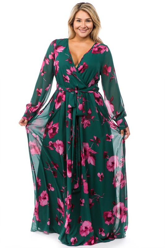 PLUS SIZE MAXI DRESS
