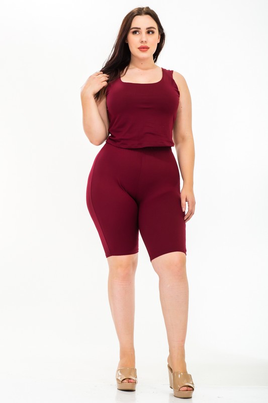 PLUS SOLID SHORT SET