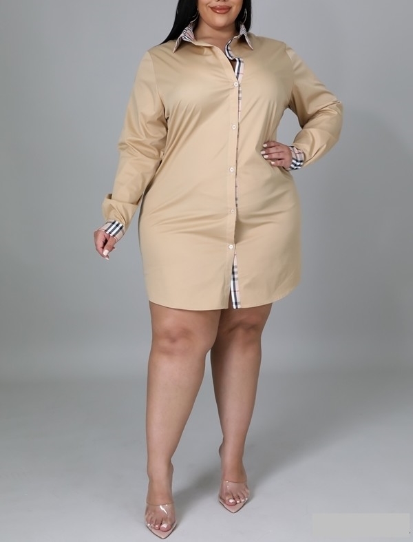 PLUS SHIRT DRESS