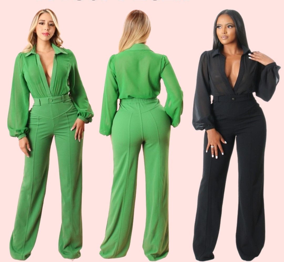 LADIES LS JUMPSUITS
