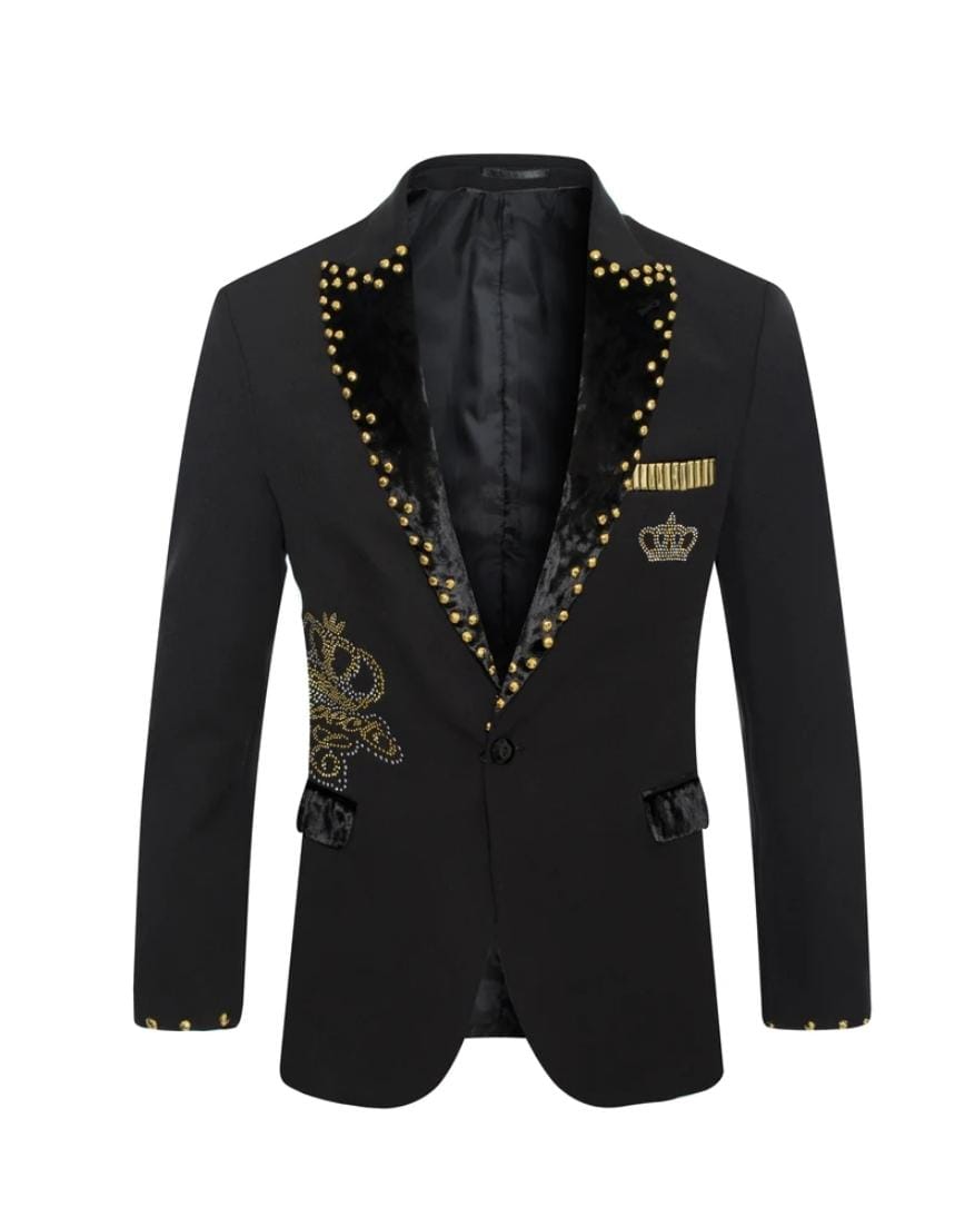 MEN STUDDED BLAZERS