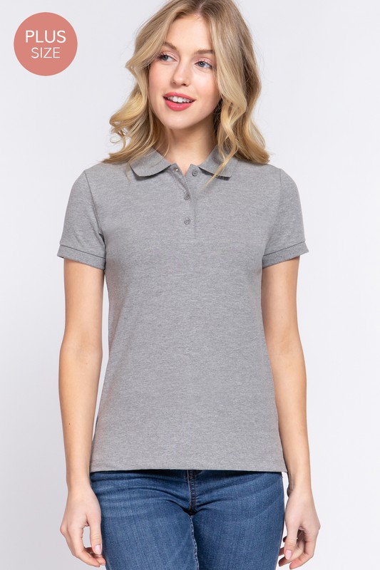 PLUS LADIES POLO