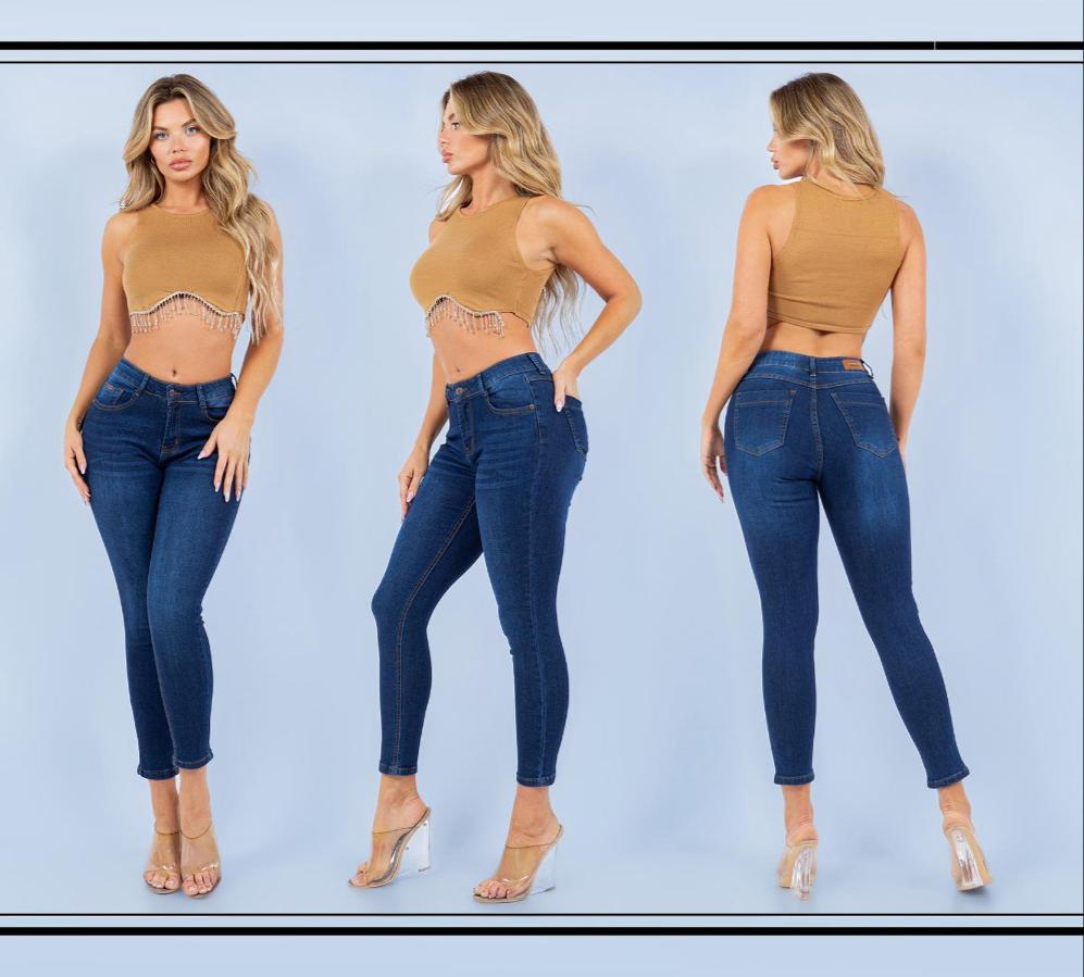LADIES CROP JEANS