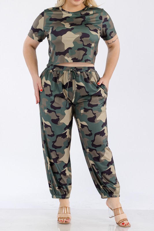 PLUS TOP AND PANT SETS