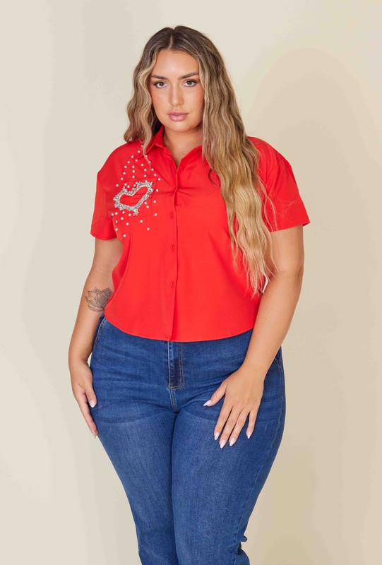 PLUS CROP SHIRTS