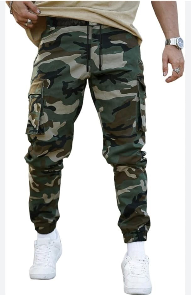 MEN CARGO CAMO JOGGERS