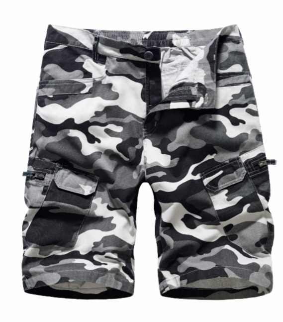 MEN CAMO CARGO SHORTS