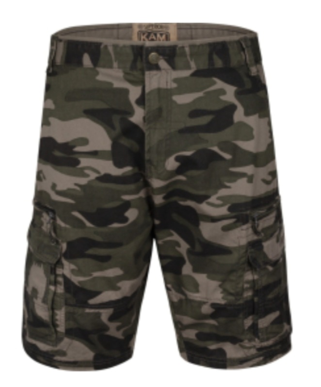 MEN CAMO CARGO SHORTS