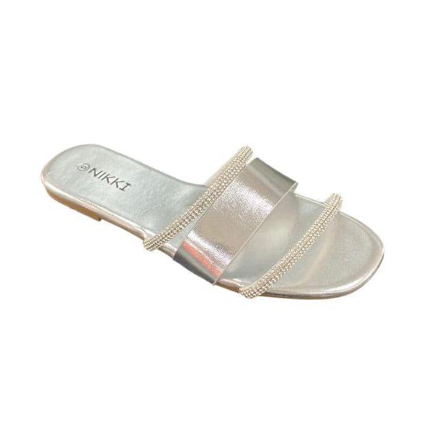 BLING SLIP ON SANDALS