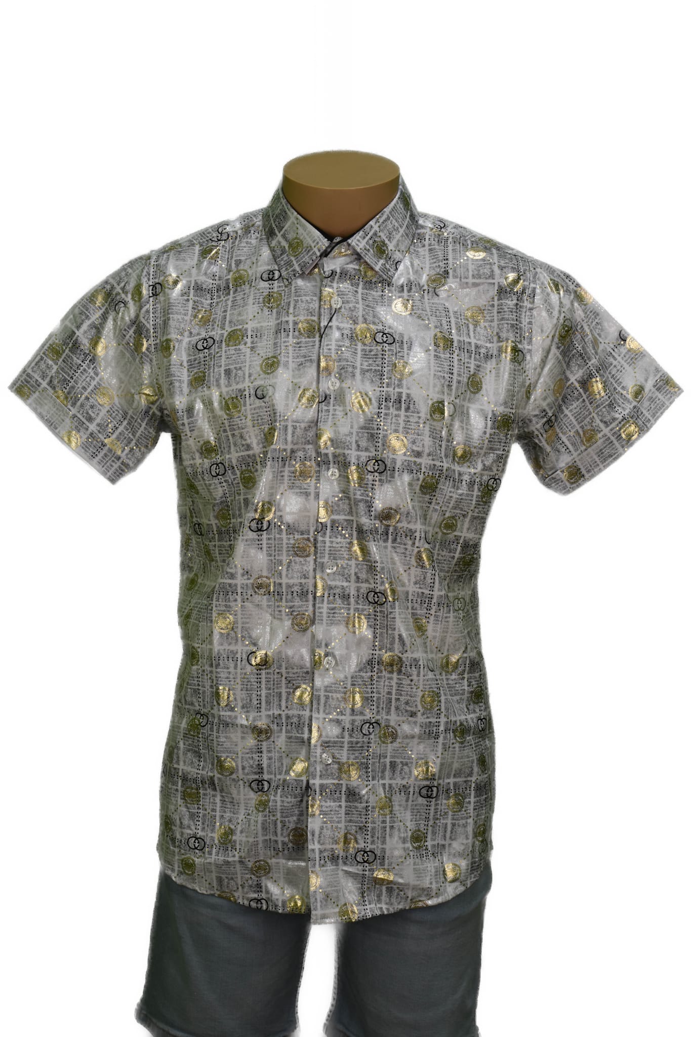 MEN FORMAL SHORT SLEEVE SHIRTS