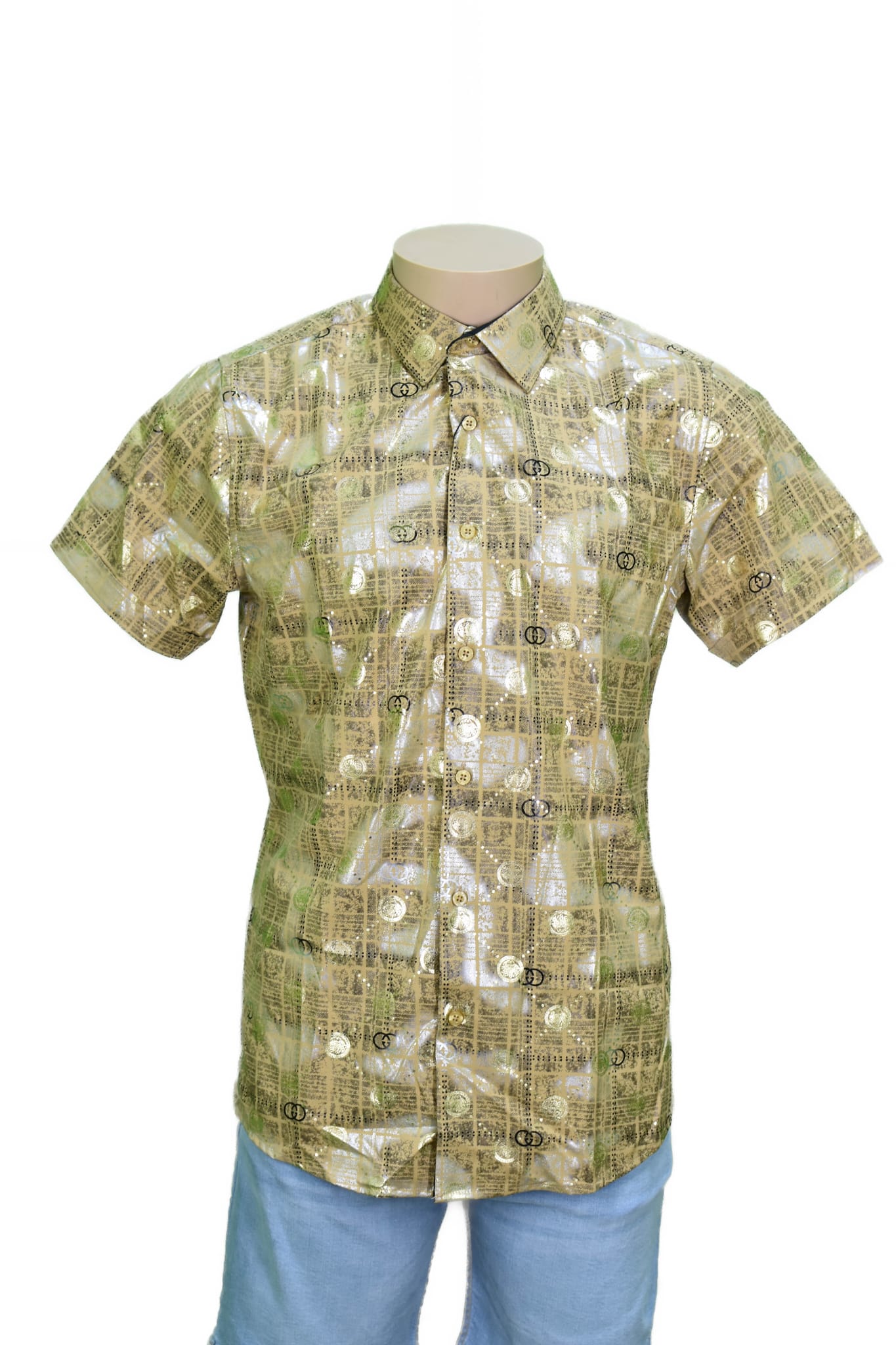 MEN FORMAL SHORT SLEEVE SHIRTS