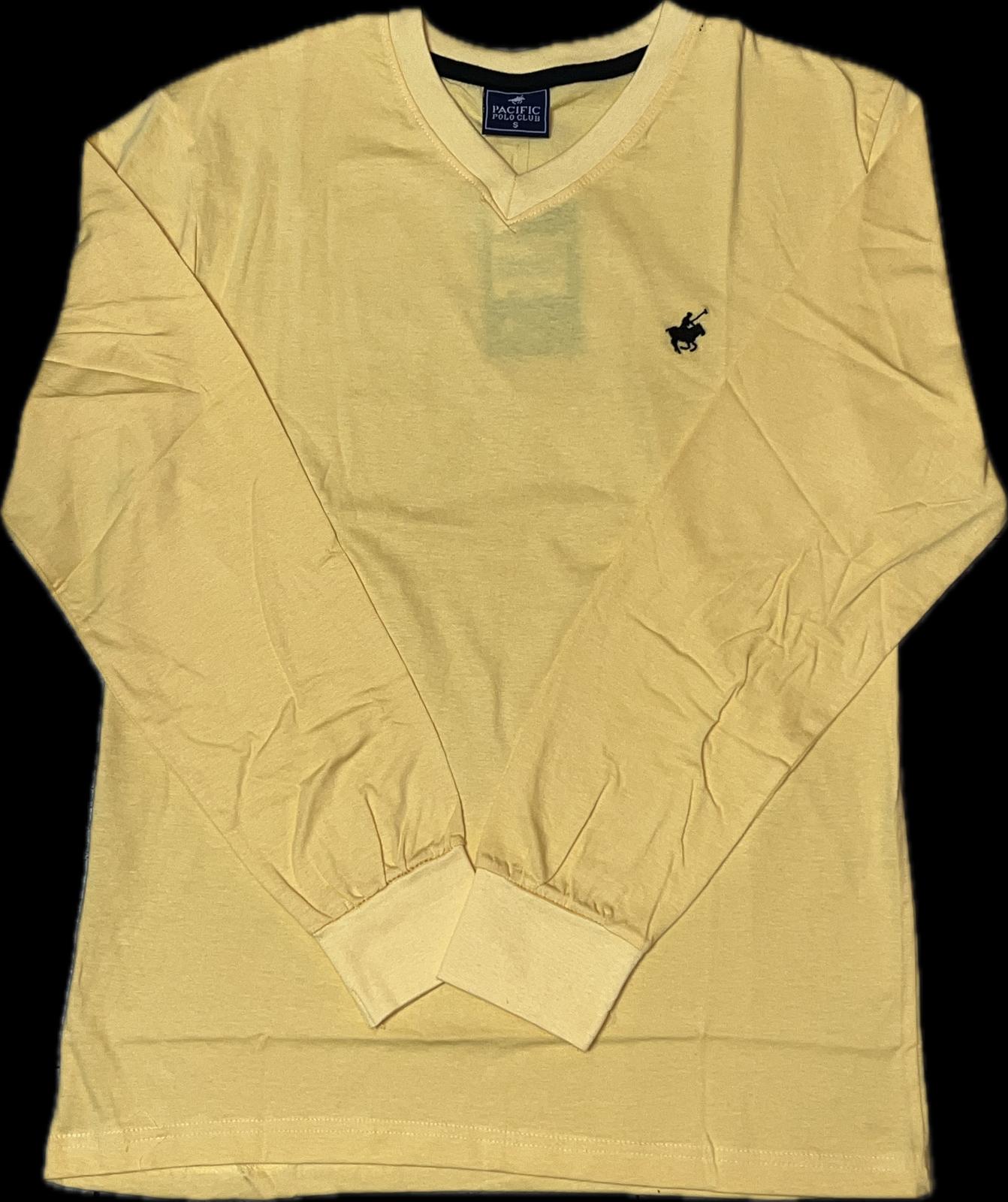 MEN VNECK NECK LS TSHRTS