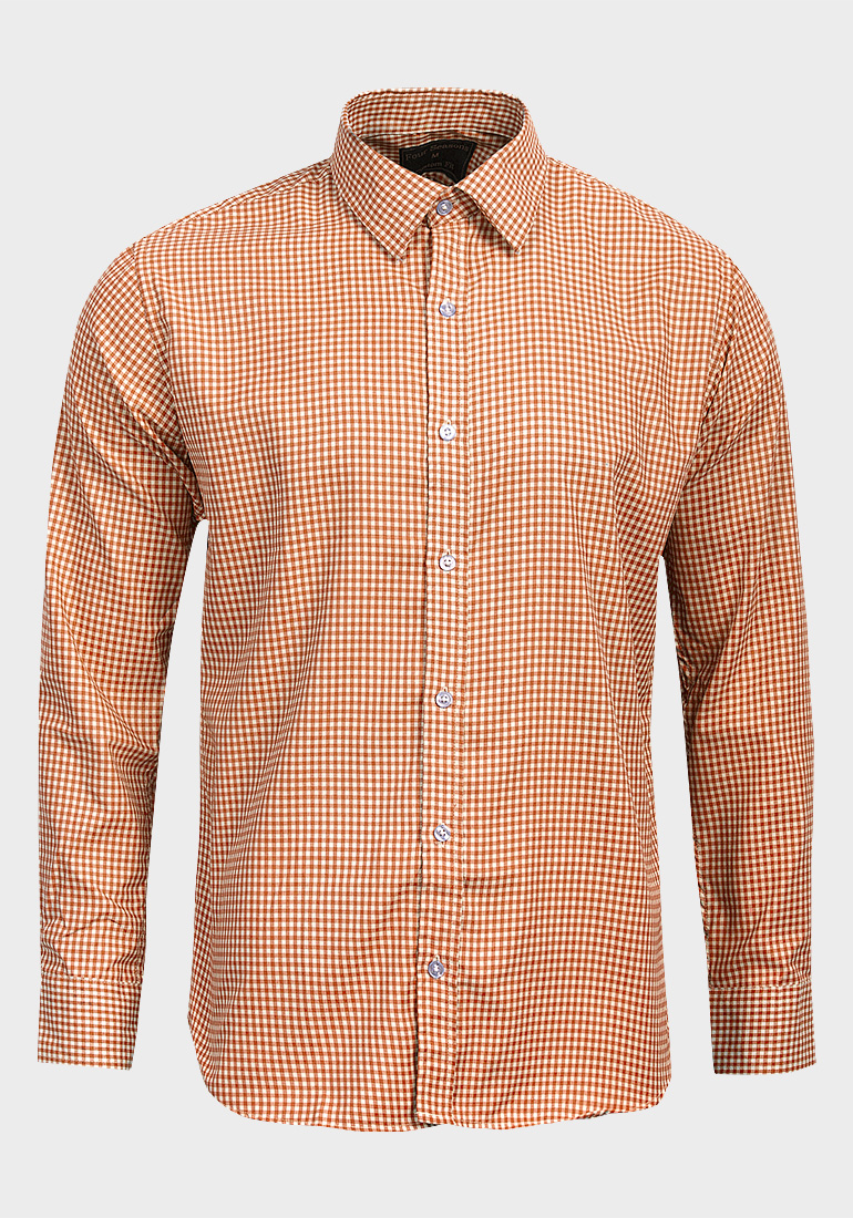 Seasons Mens Custom Fit Gingham Shirts