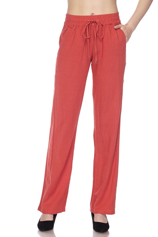 CASUAL LINEN PANTS