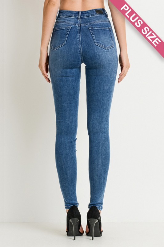 + HIGH WAIST SKINNY