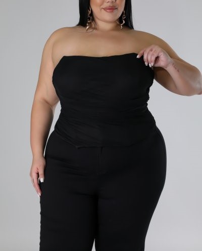 PLUS FAUX TUBE TOPS