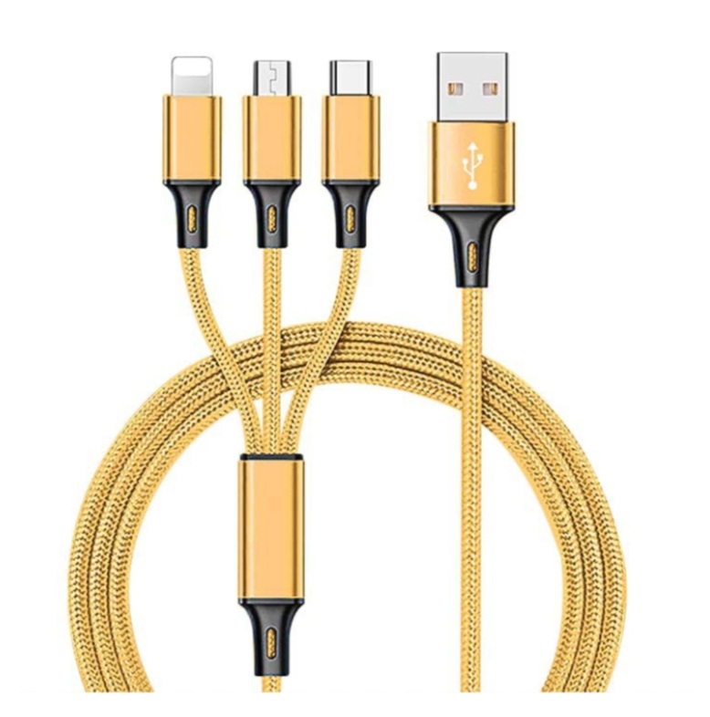 3 IN 1 USB C LTNING MICRO USB 6FT