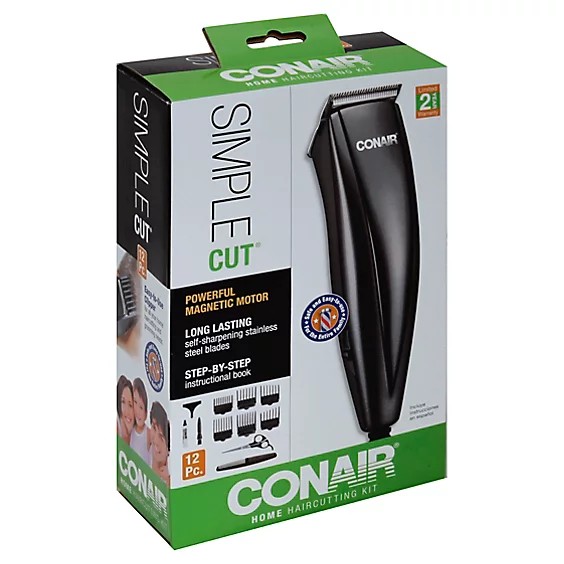 CONAIR SIMPLE CUT 12 PCS HOME CLIPPER